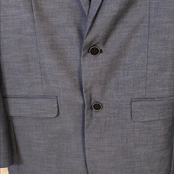 NWT Calvin Klein Boys Mixed Size, Slim Fit Medium Blue Single Breasted Suit - Picture 4 of 11